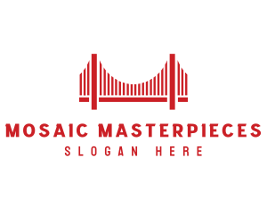 Infrastructure Bridge Architecture logo design