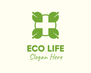 Medical Green Leaf Community logo design