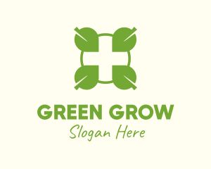 Medical Green Leaf Community logo design