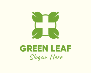 Medical Green Leaf Community logo design