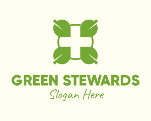 Medical Green Leaf Community logo design