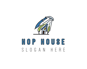 House Vacuum Cleaning logo design