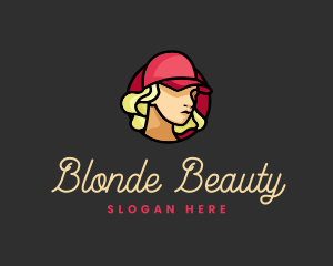 Blonde Cap Beauty logo design