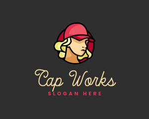 Blonde Cap Beauty logo design