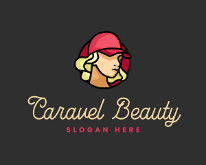 Blonde Cap Beauty logo design