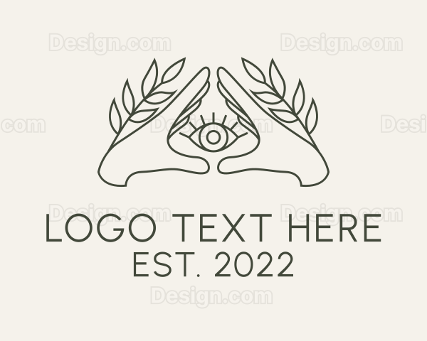 Mystical Pyramid Eye Logo