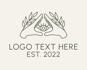 Mystical Pyramid Eye logo