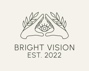 Mystical Pyramid Eye logo design