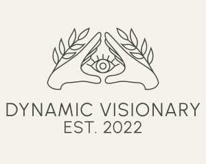 Mystical Pyramid Eye logo design