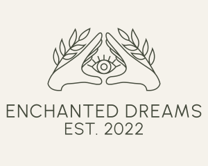 Mystical Pyramid Eye logo design
