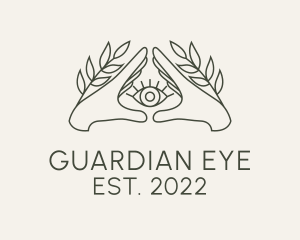 Mystical Pyramid Eye logo design