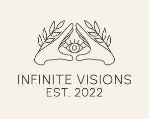 Mystical Pyramid Eye logo