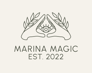 Mystical Pyramid Eye logo design