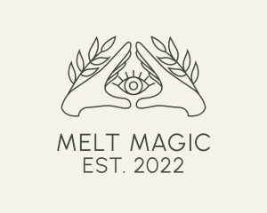 Mystical Pyramid Eye logo design