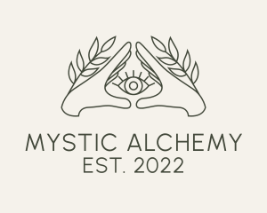 Mystical Pyramid Eye logo design