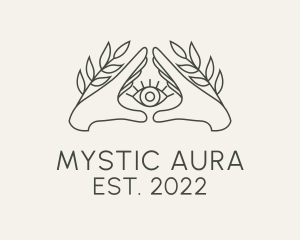 Mystical Pyramid Eye logo design