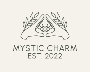 Mystical Pyramid Eye logo design