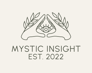 Mystical Pyramid Eye logo design