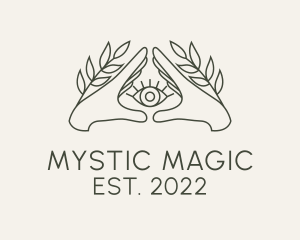 Mystical Pyramid Eye logo design