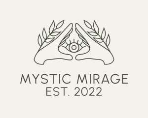 Mystical Pyramid Eye logo design