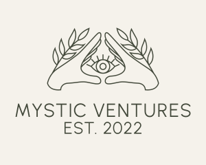 Mystical Pyramid Eye logo