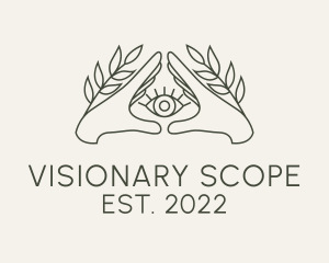 Mystical Pyramid Eye logo design