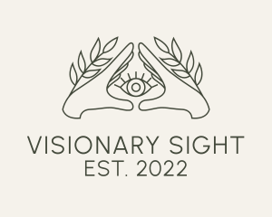 Mystical Pyramid Eye logo design