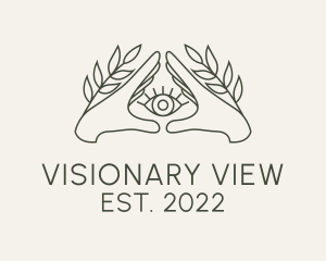 Mystical Pyramid Eye logo design