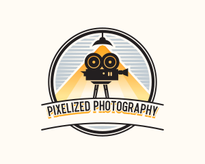 Cinema Film Camera logo design