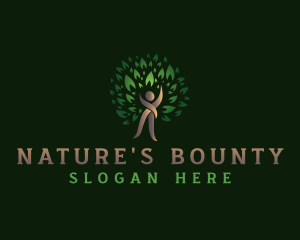 Nature Human Tree logo design