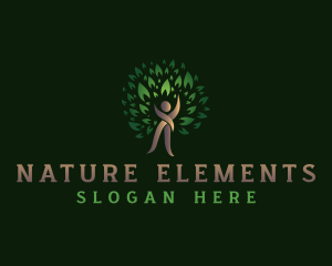 Nature Human Tree logo design