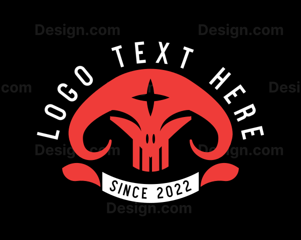 Gaming Demon Skull Logo