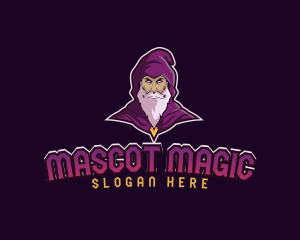 Witch Wizard Sorcerer  logo design