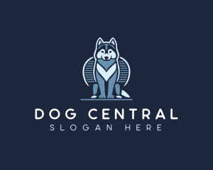 Hound Dog Canine logo design