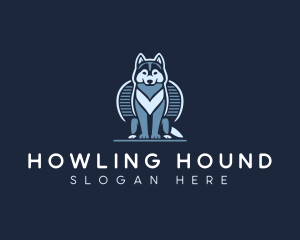 Hound Dog Canine logo design