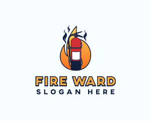 Fire Extinguisher Equipment logo design