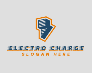 Energy Lightning Bolt logo design