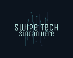 Blue Circuit Tech  logo design