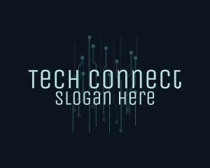 Blue Circuit Tech  logo design