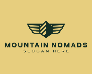 Airline Pilot Mountain  logo design