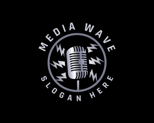 Podcast Microphone Broadcast logo