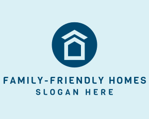 Geometric House Residence logo design