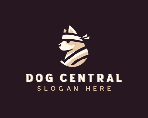 Dog Ninja Pet Shop logo design