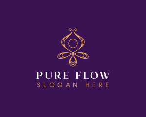 Yoga Spa Healing logo design