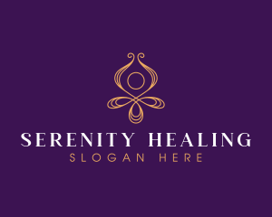 Yoga Spa Healing logo design