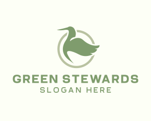 Green Duck Aviary  logo design