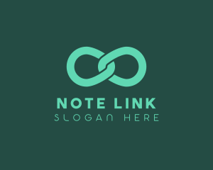 Chain Infinity Link logo design