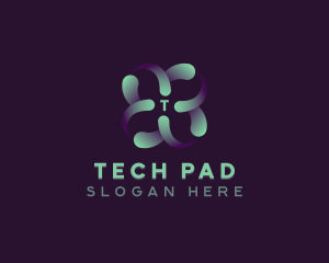 Tech Artificial Intelligence logo design