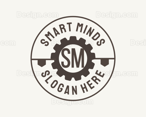 Industrial Mechanical Cog Logo