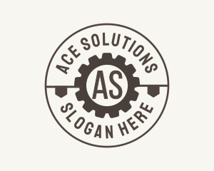 Industrial Mechanical Cog logo design